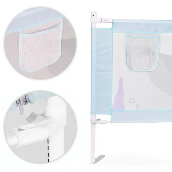 Bed Safety Rail 200 cm Protection Guard for Children Aizsargbarjeras ECOTOYS
