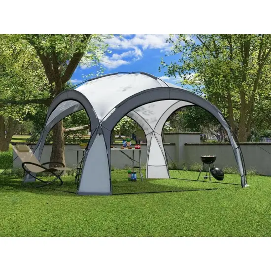 Pelēka dārza piknika telts + soma MultiGarden