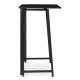 Salokāms melns datora galds 80x45 cm ModernHome