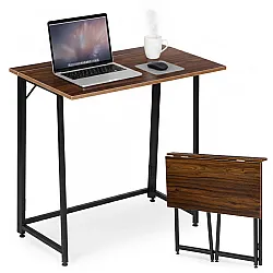 Saliekama tumši brūna datora galda virsma 80x45 cm ModernHome