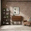 Saliekama tumši brūna datora galda virsma 80x45 cm ModernHome