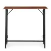 Saliekama tumši brūna datora galda virsma 80x45 cm ModernHome