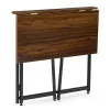 Saliekama tumši brūna datora galda virsma 80x45 cm ModernHome
