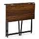 Saliekama tumši brūna datora galda virsma 80x45 cm ModernHome