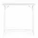 Salokāms balts datora galds 80x45 cm ModernHome