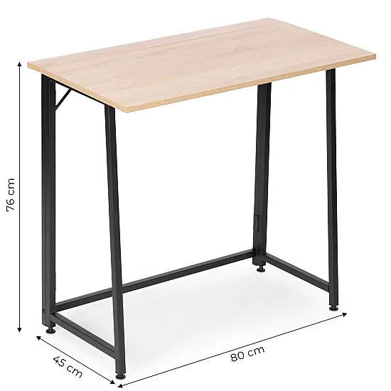Salokāms brūngans datora galds 80x45 cm ModernHome