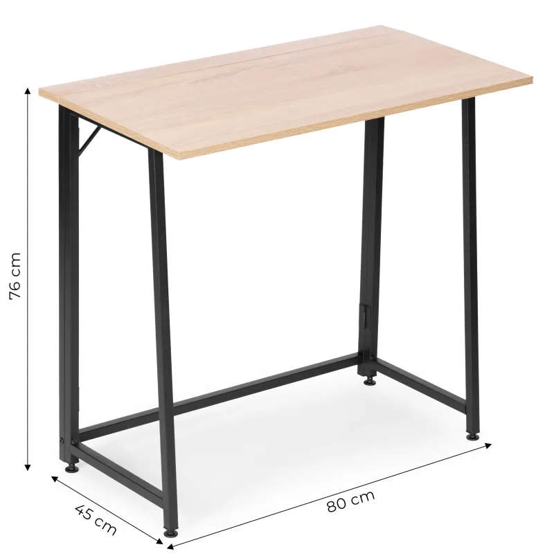 Salokāms brūngans datora galds 80x45 cm ModernHome