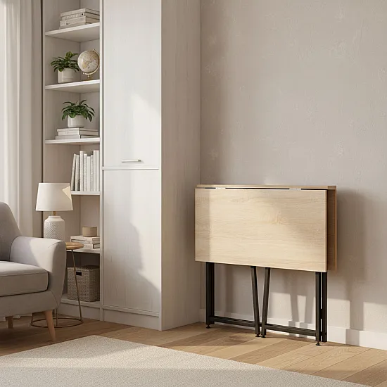 Salokāms brūngans datora galds 80x45 cm ModernHome