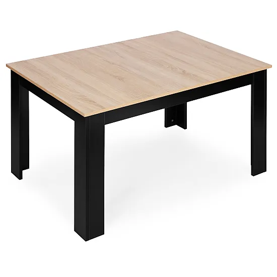 Suorakulmainen pöytä 4 hengelle 120x80 cm Tammi