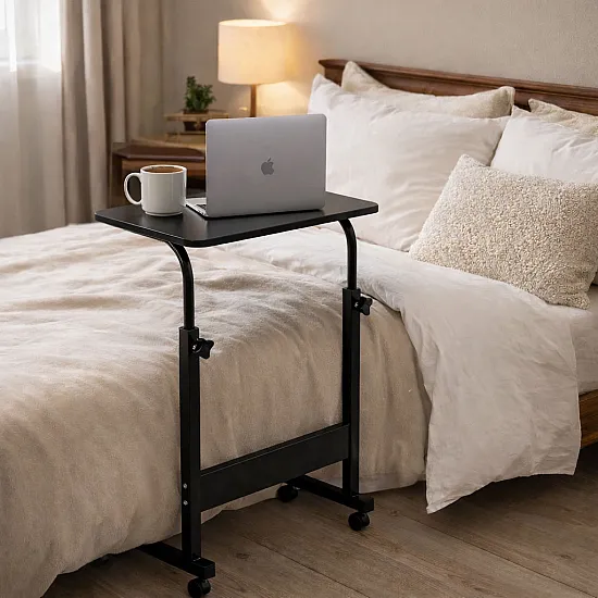 ModernHome melns portatīvā datora galds