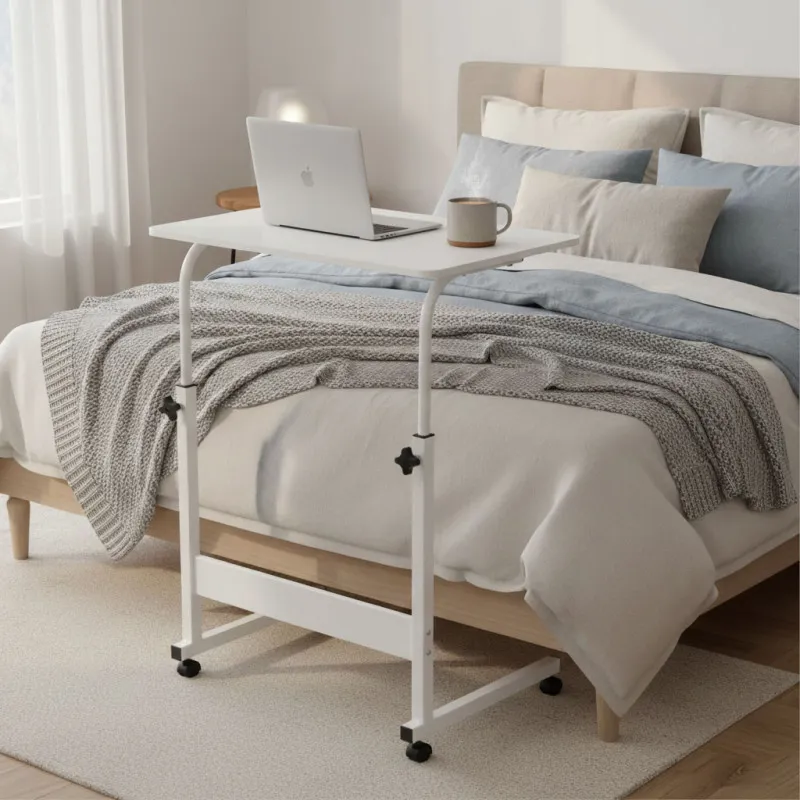 ModernHome baltā portatīvā datora galdiņš