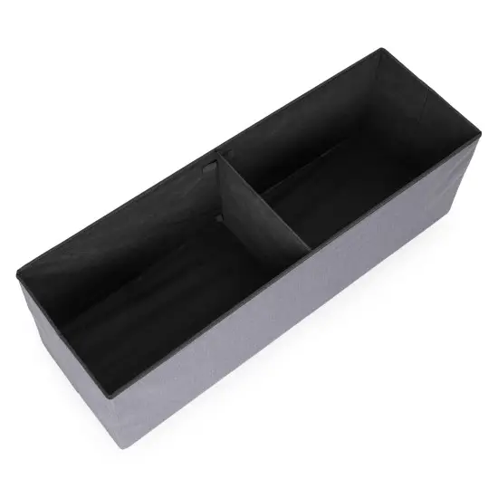 Gaiši pelēka glabāšanas kaste 111x38 cm