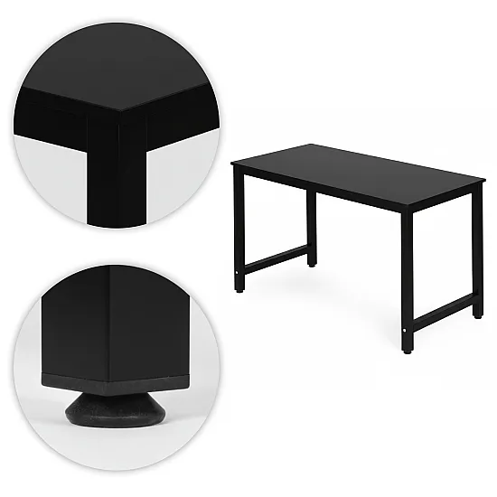 Melna datora/skolas galda 120x60 cm ModernHome
