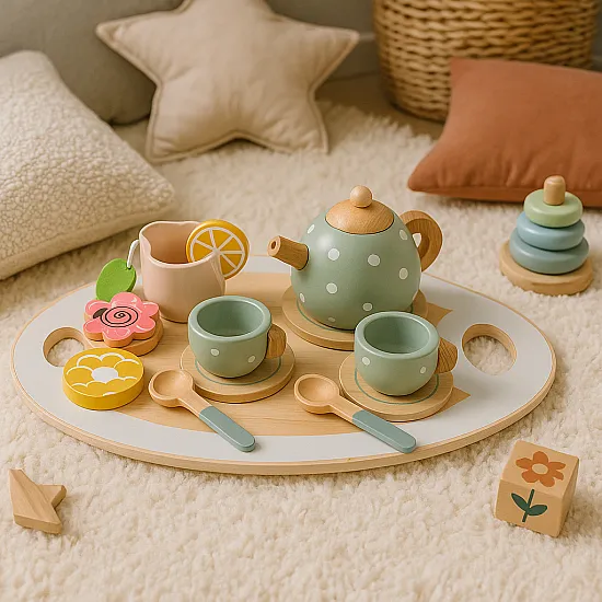 Medinis arbatos rinkinys 14 dalių ECOTOYS