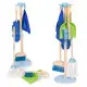 Wooden Cleaning Set for Children Mop Broom with Dustpan 7 Pieces Saimnieki ECOTOYS