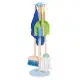 Wooden Cleaning Set for Children Mop Broom with Dustpan 7 Pieces Saimnieki ECOTOYS