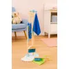 Wooden Cleaning Set for Children Mop Broom with Dustpan 7 Pieces Saimnieki ECOTOYS