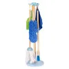 Wooden Cleaning Set for Children Mop Broom with Dustpan 7 Pieces Saimnieki ECOTOYS
