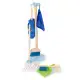 Wooden Cleaning Set for Children Mop Broom with Dustpan 7 Pieces Saimnieki ECOTOYS