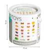 Koka griešanas rotaļlietas, 23 gab., „ECOTOYS“