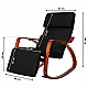 Rocking Chair/Armchair with Footrest by ModernHome