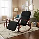 Rocking Chair/Armchair with Footrest by ModernHome