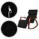 Rocking Chair/Armchair with Footrest by ModernHome
