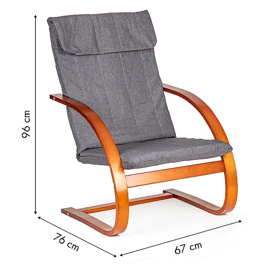 Soome päritolu hall kiiktool-voodi ModernHome
