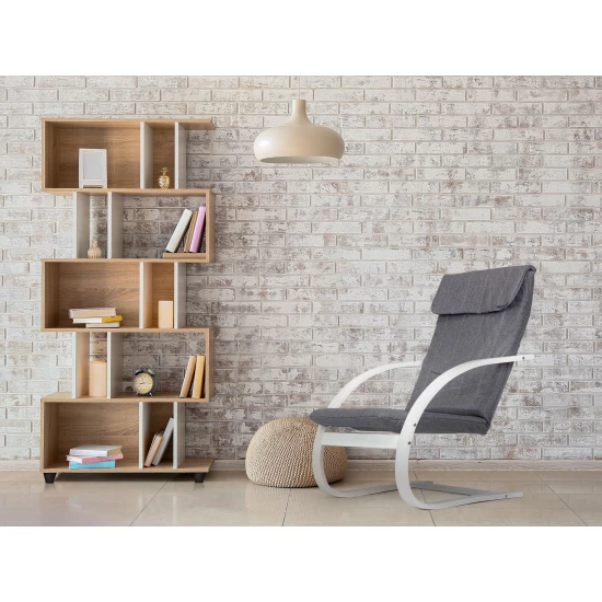 Somijas pelēks šūpuļkrēsls atpūtai Krēsli un krēsli ModernHome