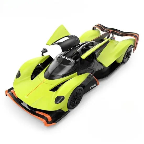 Aston Martin Valkyrie AMR PRO tālvadības pults vadāms zaļais auto
