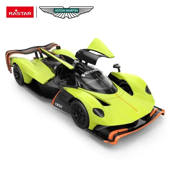 Aston Martin Valkyrie AMR PRO tālvadības pults vadāms zaļais auto