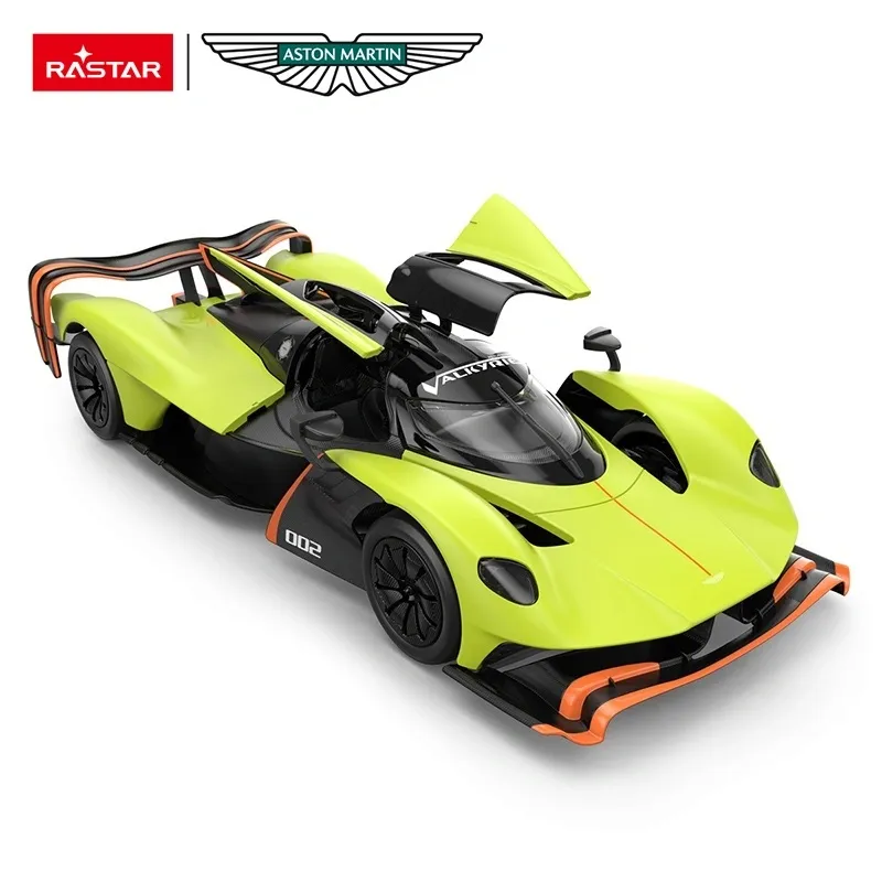 Zaļa tālvadības automašīna Aston Martin Valkyrie AMR PRO