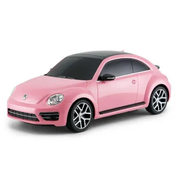 Volkswagen Beetle tālvadības pults vadāms rozā auto
