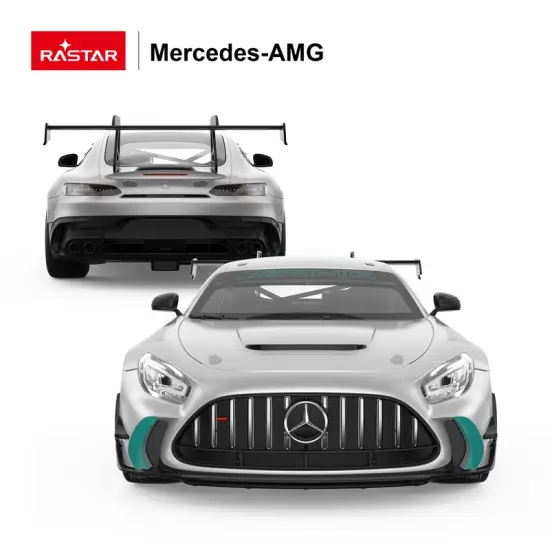 Mercedes AMG GT2 tālvadības pults vadāms pelēks auto