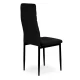4 melnu krēslu komplekts Krēsli un krēsli MEBELKI24