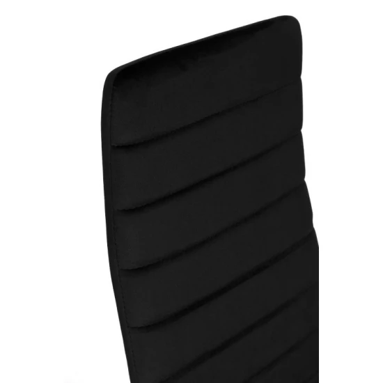 4 melnu krēslu komplekts Krēsli un krēsli MEBELKI24