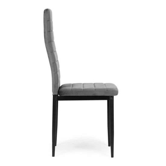 4 krēslu komplekts pelēkā krāsā Krēsli un krēsli MEBELKI24