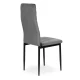 4 krēslu komplekts pelēkā krāsā Krēsli un krēsli MEBELKI24