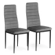 4 krēslu komplekts pelēkā krāsā Krēsli un krēsli MEBELKI24