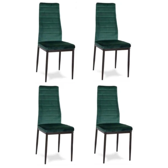 Zaļo 4 krēslu komplekts Krēsli un krēsli MEBELKI24