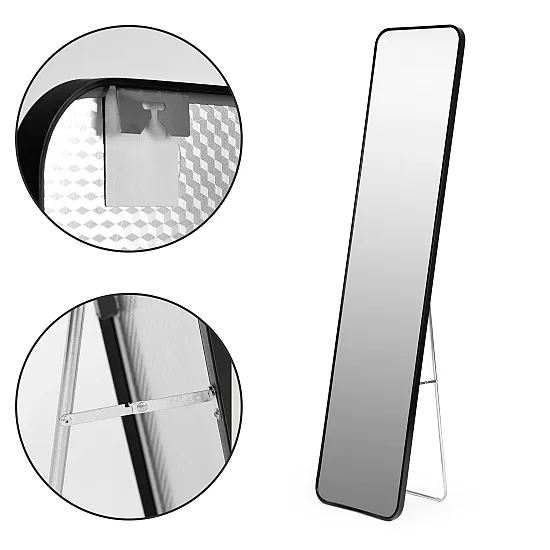 Liels brīvi stāvošs spogulis ar iespēju piekārt 159 cm ModernHome