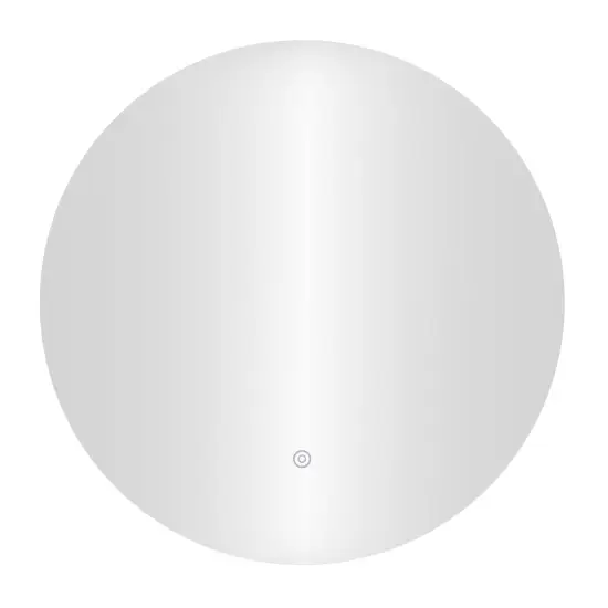 Apaļš LED vannas istabas spogulis 60 cm ar 3 gaismas krāsām ModernHome