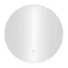 Apaļš LED vannas istabas spogulis 80 cm ar 3 gaismas krāsām ModernHome