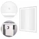 LED vannas istabas spogulis 50 x 70 cm ar 3 gaismas krāsām ModernHome