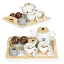 Koka tējas piederumu komplekts 17 gab ECOTOYS