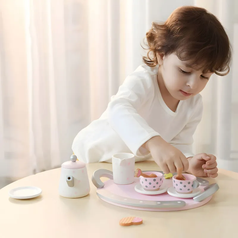 Koka tējas servīzes komplekts 15 gab ECOTOYS