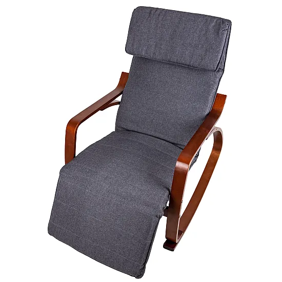 Rocking Chair/Armchair with Footrest by ModernHome