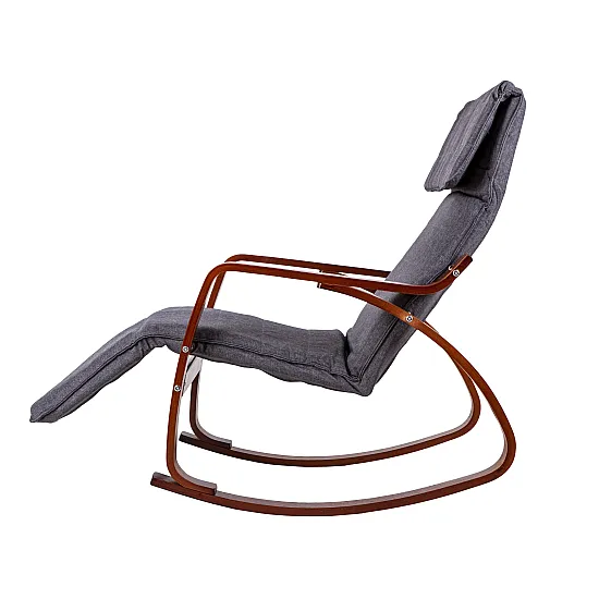 Rocking Chair/Armchair with Footrest by ModernHome