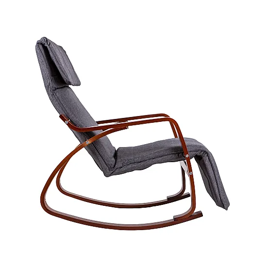 Rocking Chair/Armchair with Footrest by ModernHome