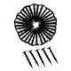 Melns nezāļu apkarošanas agrotīkls 135 g/m² 1,1×50 m MultiGarden
